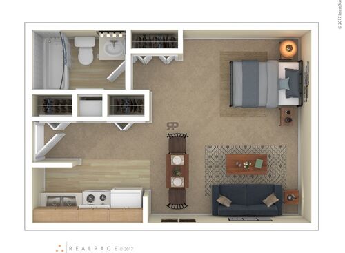 Studio: Beds - Studio: Baths - 1: SqFt Range - 357 to 357