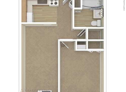 One Bedroom: Beds - 1: Baths - 1: SqFt Range - 500 to 500