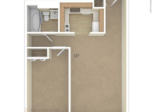 One Bedroom: Beds - 1: Baths - 1: SqFt Range - 500 to 500