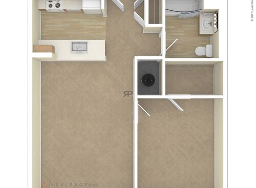 1 Bedroom: Beds - 1: Baths - 1: SqFt Range - 736 to 736