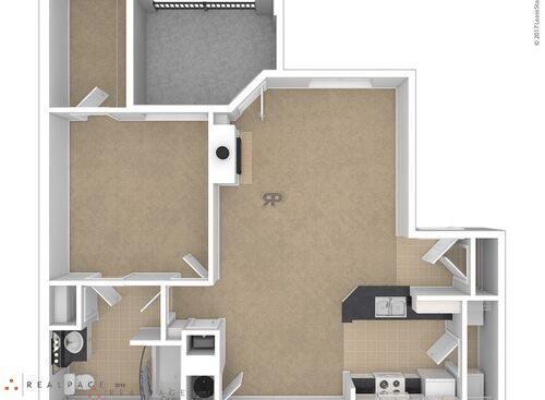 One bedroom / One bathroom: Beds - 1: Baths - 1: SqFt Range - 843 to 843