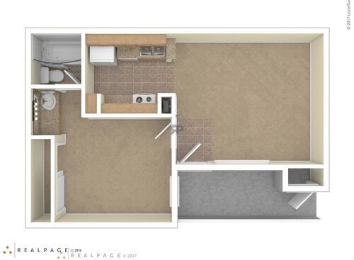 Ash: Beds - 1: Baths - 1: SqFt Range - 585 to 585