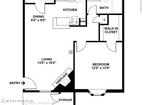 Birch: Beds - 1: Baths - 1: SqFt Range - 703 to 703