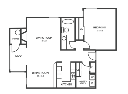 The Heights: Beds - 1: Baths - 1: SqFt Range - 816 to 816