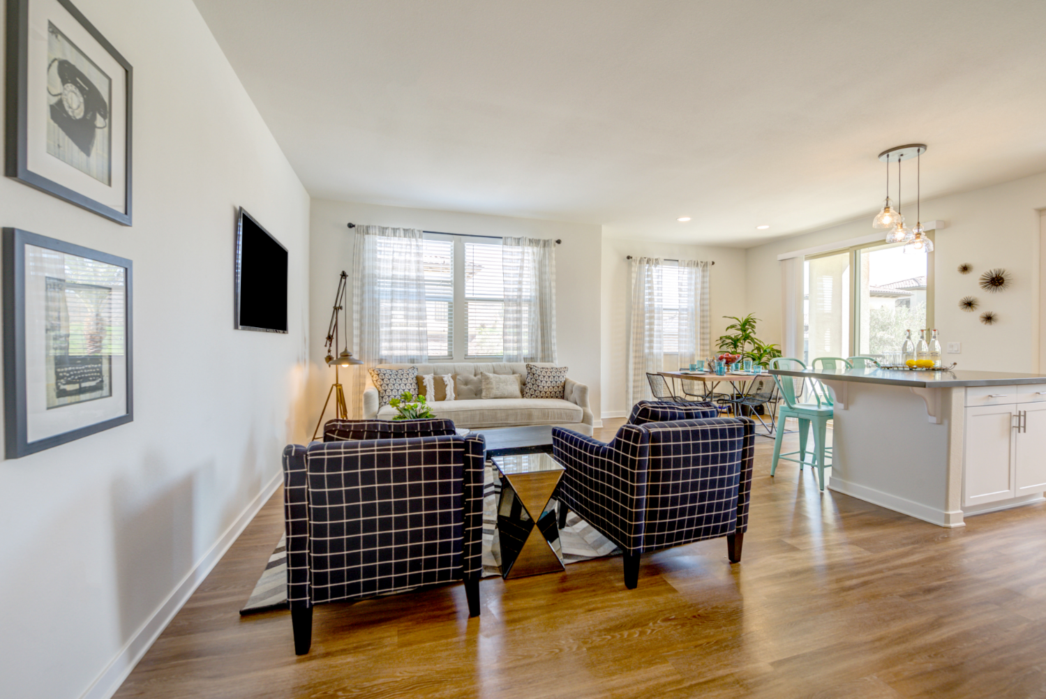 Model Living Area