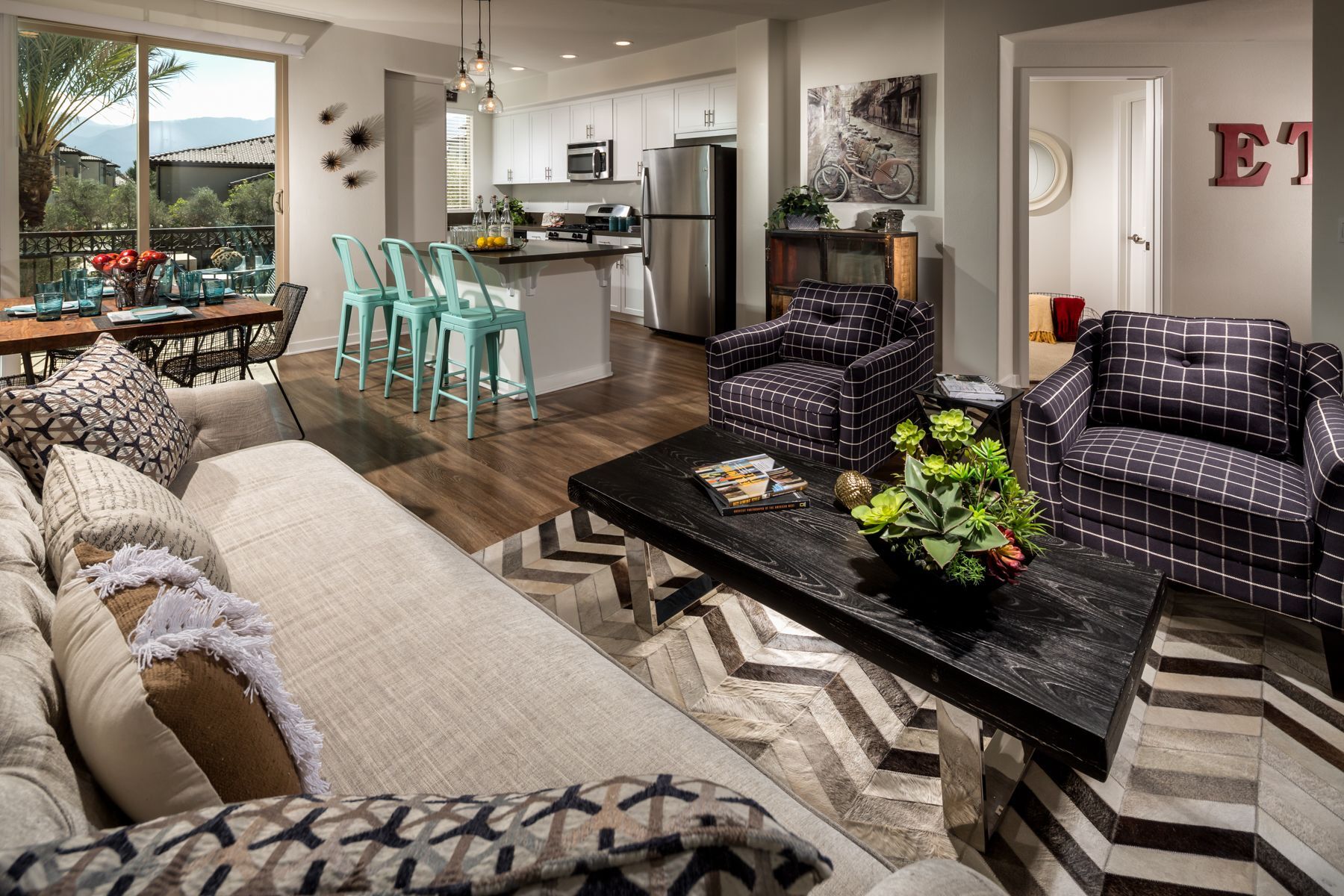 Model Living Area
