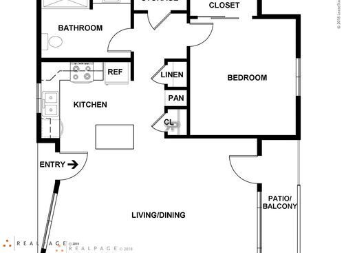 1BR Type 1: Beds - 1: Baths - 1: SqFt Range - 700 to 700