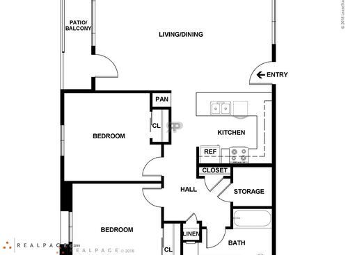 2BR Type 3: Beds - 2: Baths - 1: SqFt Range - 900 to 900