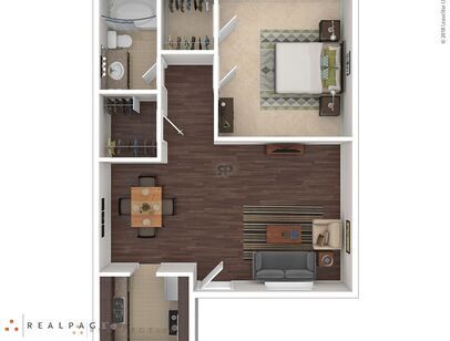 1 Bedroom, 1 Bath: Beds - 1: Baths - 1: SqFt Range - 702 to 702