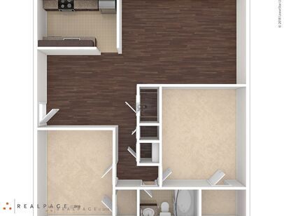 2 Bedroom 1 Bath: Beds - 2: Baths - 1: SqFt Range - 900 to 900