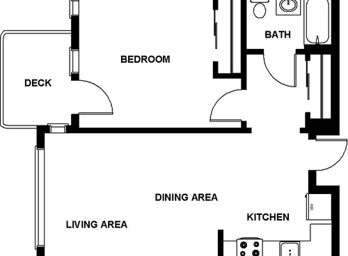 The Executive: Beds - 1: Baths - 1: SqFt Range - 590 to 600