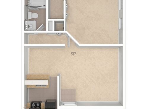 The Ayers: Beds - 1: Baths - 1: SqFt Range - 625 to 625