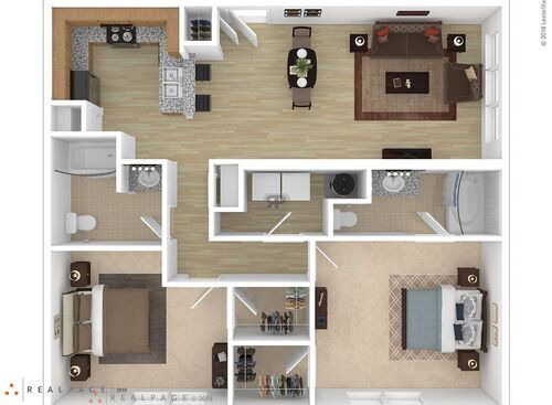 Summer: Beds - 2: Baths - 2: SqFt Range - 1232 to 1232