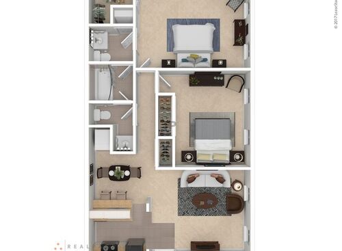 The Belmont: Beds - 2: Baths - 1.5: SqFt Range - 926 to 926