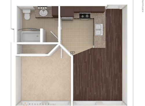 1 Bedroom 1 Bath: Beds - 1: Baths - 1: SqFt Range - 487 to 487