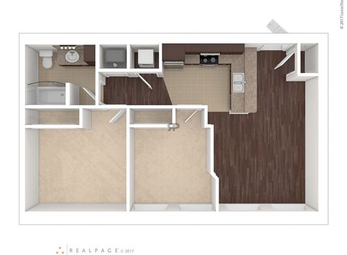 2 Bedroom 1 Bath: Beds - 2: Baths - 1: SqFt Range - 850 to 850