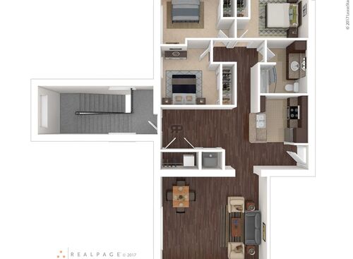 3 Bedroom 1 Bath: Beds - 3: Baths - 1: SqFt Range - 1314 to 1314