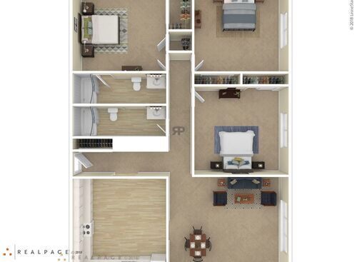 3C: Beds - 3: Baths - 2: SqFt Range - 1200 to 1200