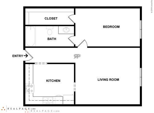 1A: Beds - 1: Baths - 1: SqFt Range - 616 to 616