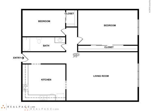 2A: Beds - 2: Baths - 1: SqFt Range - 980 to 980