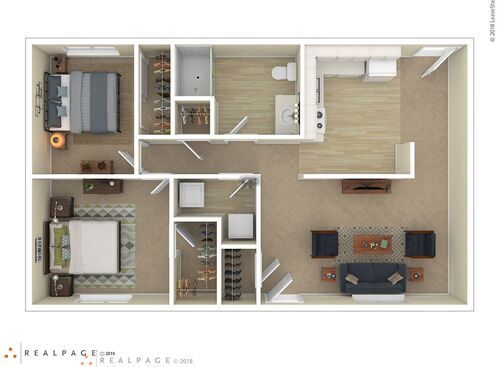 2A: Beds - 2: Baths - 1: SqFt Range - 1100 to 1100