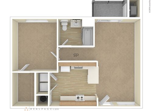 1 Bedroom - 1 Bathroom Upper: Beds - 1: Baths - 1: SqFt Range - 909 to 909
