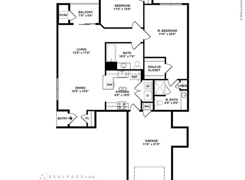 2 Bedroom - 2 Bathroom Lower: Beds - 2: Baths - 2: SqFt Range - 1067 to 1067