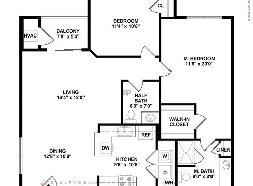 2 Bedroom - 1.5 Bathroom Upper: Beds - 2: Baths - 1.5: SqFt Range - 1137 to 1137