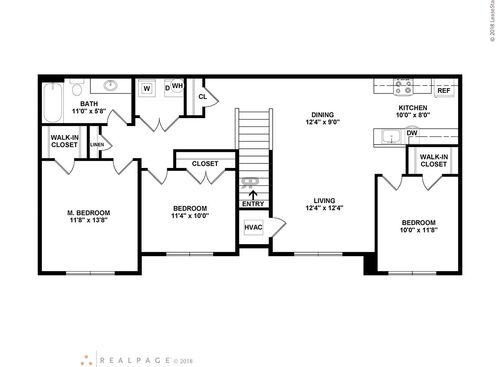 3 Bedroom - 1 Bathroom Upper: Beds - 3: Baths - 1: SqFt Range - 1174 to 1174