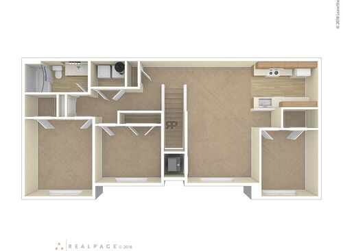 3 Bedroom - 1 Bathroom Upper: Beds - 3: Baths - 1: SqFt Range - 1174 to 1174