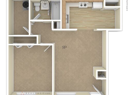 1 Bedroom - 1 Bathroom: Beds - 1: Baths - 1: SqFt Range - 500 to 500