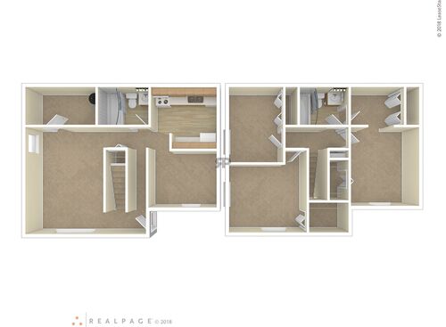 3 Bedroom - 2 Bathroom: Beds - 3: Baths - 2: SqFt Range - 700 to 700