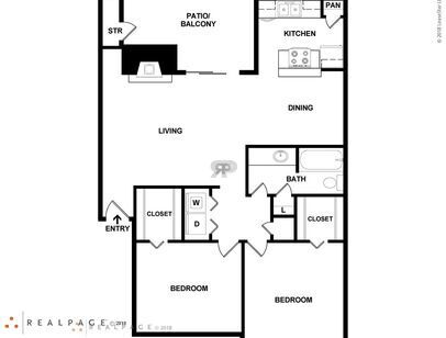 2A: Beds - 2: Baths - 1: SqFt Range - 897 to 897