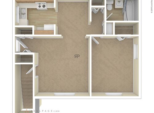 1 Bedroom - 1 Bathroom: Beds - 1: Baths - 1: SqFt Range - 500 to 500