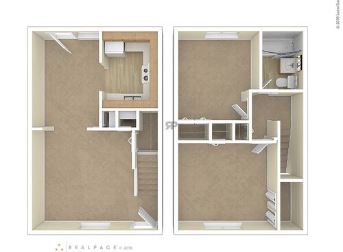 2 Bedroom - 1 Bathroom: Beds - 2: Baths - 1: SqFt Range - 600 to 600