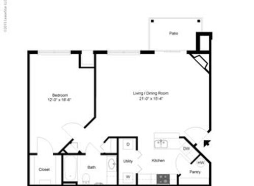 The Cascade: Beds - 1: Baths - 1: SqFt Range - 841 to 841