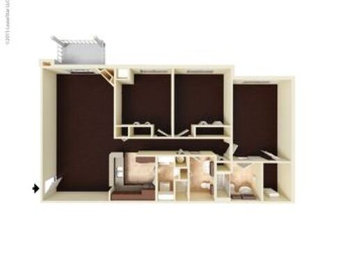 The Brookside: Beds - 3: Baths - 2: SqFt Range - 1357 to 1357