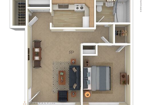1 Bedroom 1 Bath: Beds - 1: Baths - 1: SqFt Range - 555 to 555