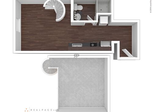 1-1 Loft - The Incline: Beds - 1: Baths - 1: SqFt Range - 430 to 584