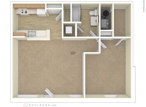 1 Bedroom: Beds - 1: Baths - 1: SqFt Range - 784 to 784