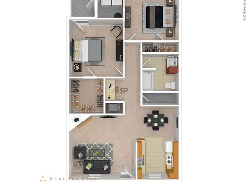 The Byland: Beds - 2: Baths - 1: SqFt Range - 1160 to 1160