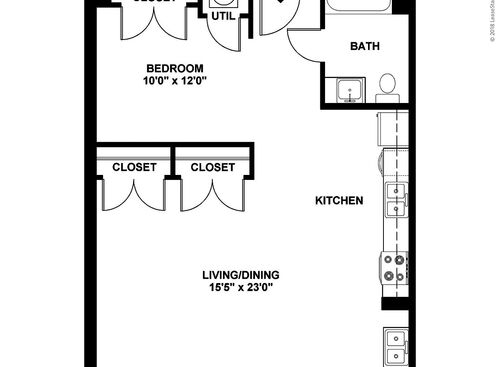 CA Studio: Beds - Studio: Baths - 1: SqFt Range - 700 to 700