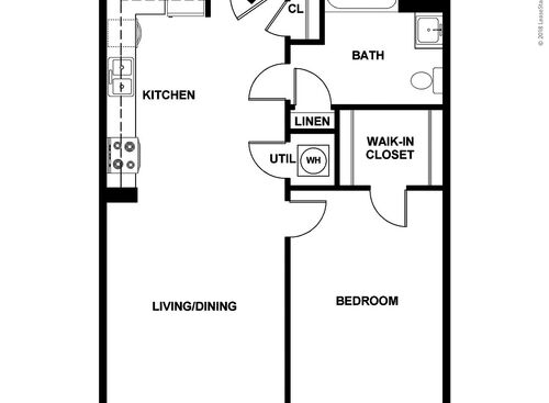 CA One Bedroom: Beds - 1: Baths - 1: SqFt Range - 883 to 883