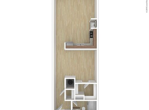 Studio: Beds - Studio: Baths - 1: SqFt Range - 654 to 654