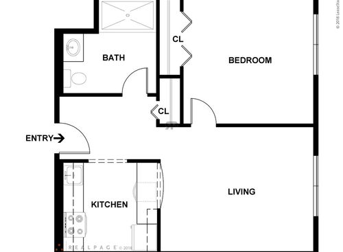 1 Bedroom: Beds - 1: Baths - 1: SqFt Range - 624 to 624