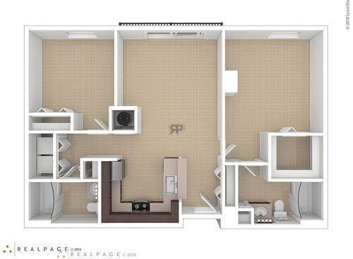 2C: Beds - 2: Baths - 2: SqFt Range - 906 to 906
