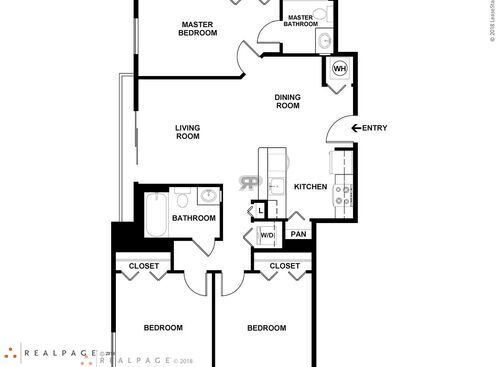 3F: Beds - 3: Baths - 2: SqFt Range - 988 to 988