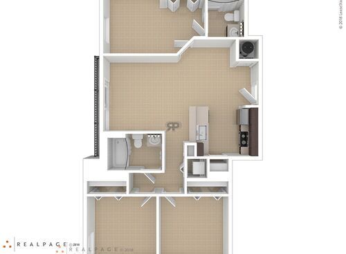 3F: Beds - 3: Baths - 2: SqFt Range - 988 to 988