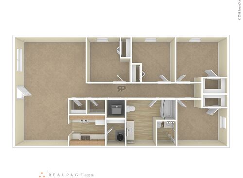 4 Bedroom: Beds - 4: Baths - 2: SqFt Range - 700 to 700