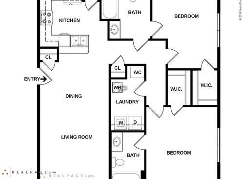 Summer: Beds - 2: Baths - 2: SqFt Range - 1232 to 1232
